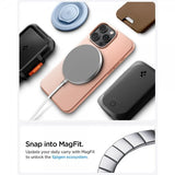 Spigen iPhone 16 Pro Skal Thin Fit MagFit Rose Titanium