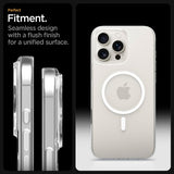 Spigen iPhone 16 Pro Skal Thin Fit T MagFit Clear White
