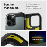 Spigen iPhone 16 Pro Skal Tough Armor MagFit Abyss Green