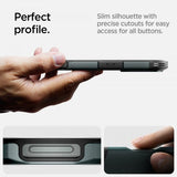 Spigen iPhone 16 Pro Skal Tough Armor MagFit Abyss Green