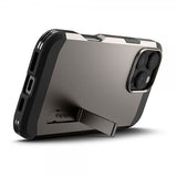 Spigen iPhone 16 Pro Skal Tough Armor MagFit Gunmetal