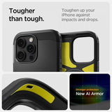 Spigen iPhone 16 Pro Skal Tough Armor MagFit Svart