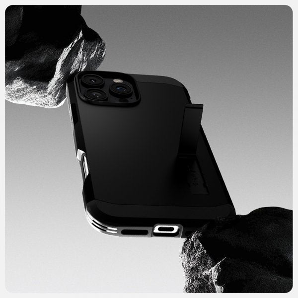 Spigen iPhone 16 Pro Skal Tough Armor MagFit Svart