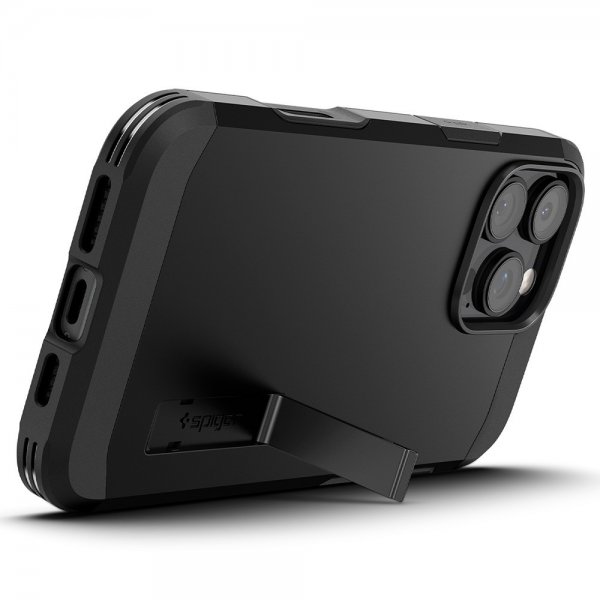 Spigen iPhone 16 Pro Skal Tough Armor T MagFit Svart