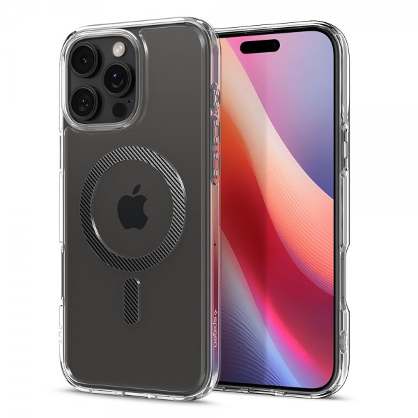 Spigen iPhone 16 Pro Skal Ultra Hybrid MagFit Carbon Fiber