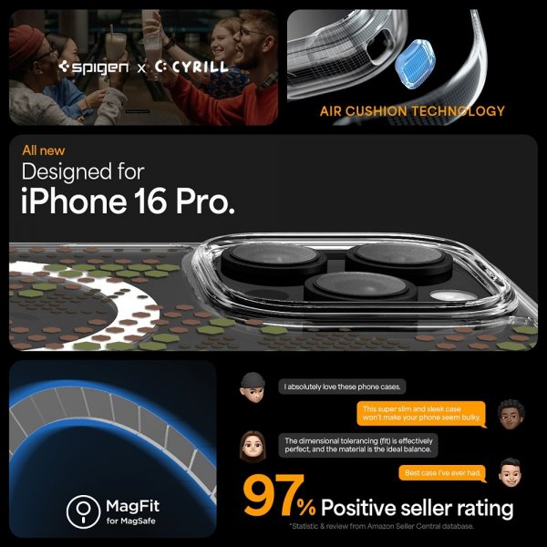 Spigen iPhone 16 Pro Skal Ultra Hybrid MagFit Digital Camo