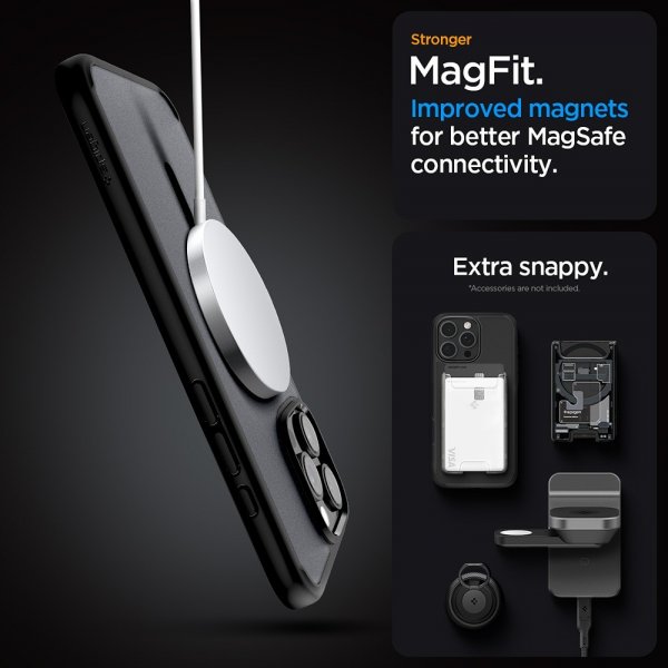 Spigen iPhone 16 Pro Skal Ultra Hybrid MagFit Frost Black
