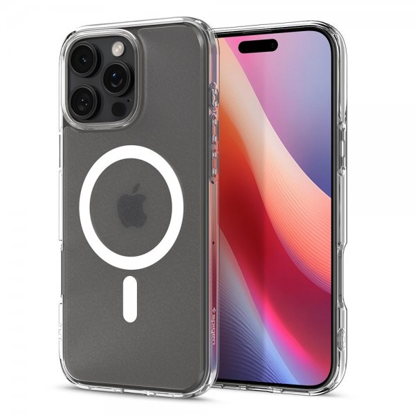 Spigen iPhone 16 Pro Skal Ultra Hybrid MagFit Frost Clear