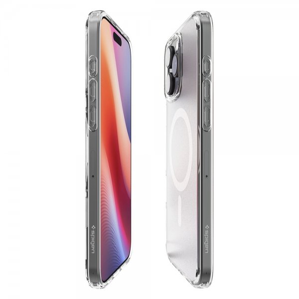 Spigen iPhone 16 Pro Skal Ultra Hybrid MagFit Frost Clear