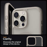 Spigen iPhone 16 Pro Skal Ultra Hybrid MagFit Frost Natural Titanium