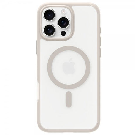 Spigen iPhone 16 Pro Skal Ultra Hybrid MagFit Frost Natural Titanium