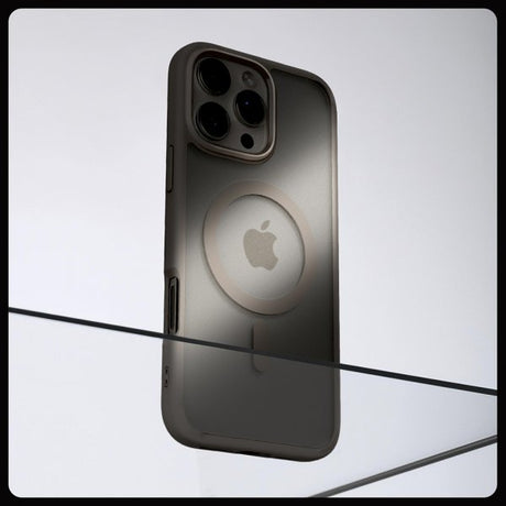 Spigen iPhone 16 Pro Skal Ultra Hybrid MagFit Frost Natural Titanium