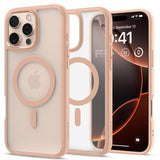 Spigen iPhone 16 Pro Skal Ultra Hybrid MagFit Frost Rose Titanium