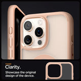 Spigen iPhone 16 Pro Skal Ultra Hybrid MagFit Frost Rose Titanium