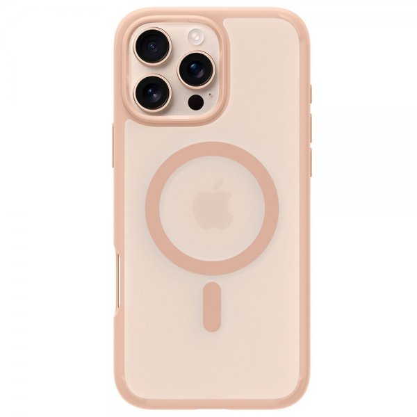 Spigen iPhone 16 Pro Skal Ultra Hybrid MagFit Frost Rose Titanium