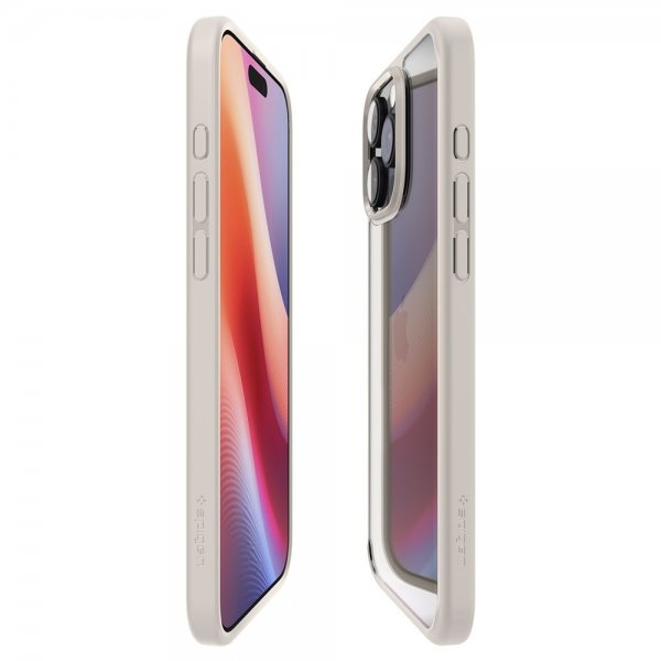 Spigen iPhone 16 Pro Skal Ultra Hybrid Natural Titanium