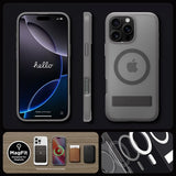 Spigen iPhone 16 Pro Skal Ultra Hybrid S MagFit Frost Gray