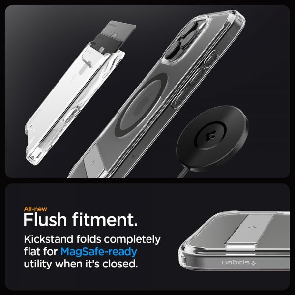 Spigen iPhone 16 Pro Skal Ultra Hybrid S MagFit Graphite