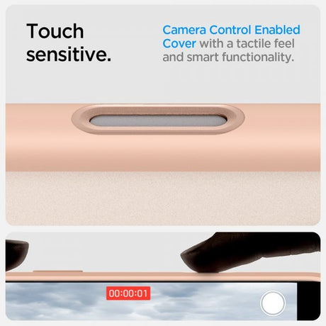 Spigen iPhone 16 Pro Skal Ultra Hybrid T MagFit Frost Rose Titanium