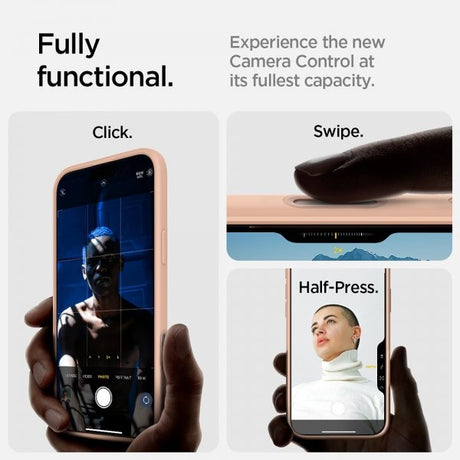 Spigen iPhone 16 Pro Skal Ultra Hybrid T MagFit Frost Rose Titanium