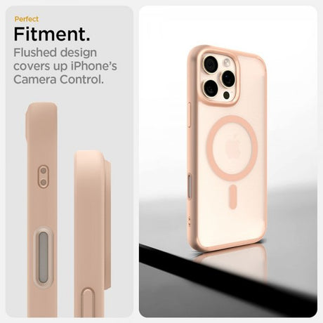 Spigen iPhone 16 Pro Skal Ultra Hybrid T MagFit Frost Rose Titanium