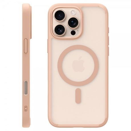 Spigen iPhone 16 Pro Skal Ultra Hybrid T MagFit Frost Rose Titanium