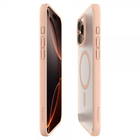 Spigen iPhone 16 Pro Skal Ultra Hybrid T MagFit Frost Rose Titanium