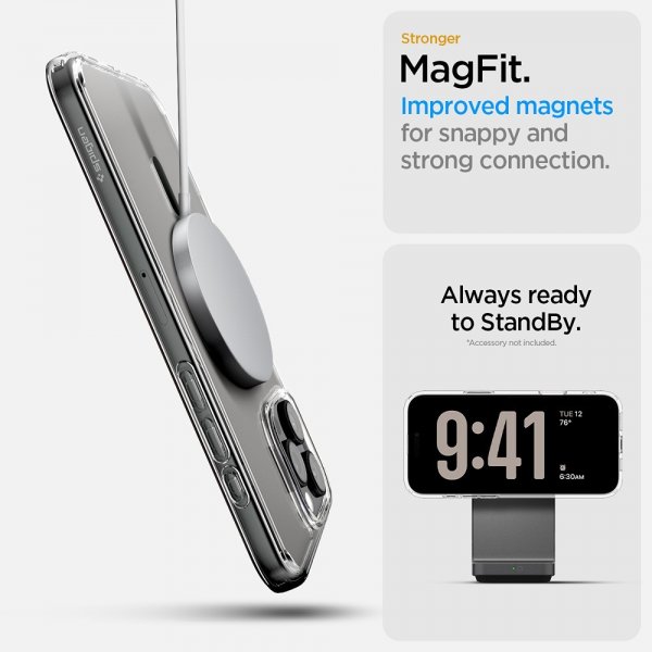 Spigen iPhone 16 Pro Skal Ultra Hybrid T MagFit Graphite