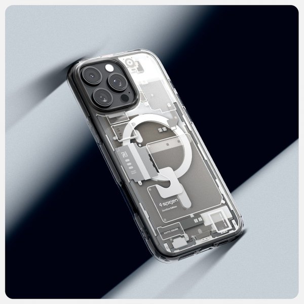 Spigen iPhone 16 Pro Skal Ultra Hybrid Zero One MagFit Natural Titanium