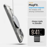 Spigen iPhone 16 Pro Skal Ultra Hybrid Zero One MagFit Natural Titanium
