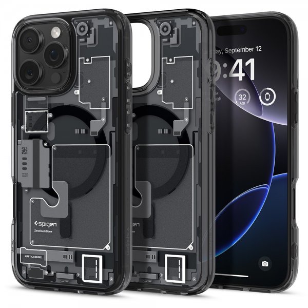 Spigen iPhone 16 Pro Skal Ultra Hybrid Zero One MagFit Svart