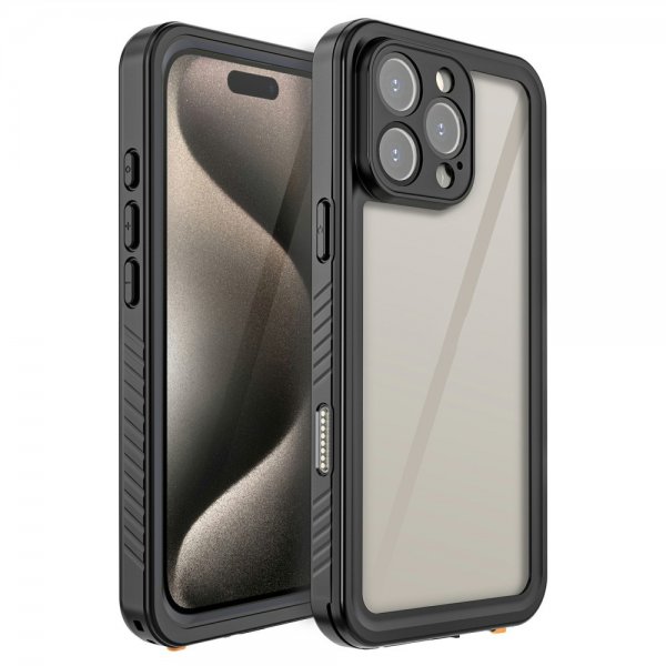 Redpepper iPhone 16 Pro Skal Vattentåligt IP68 Svart
