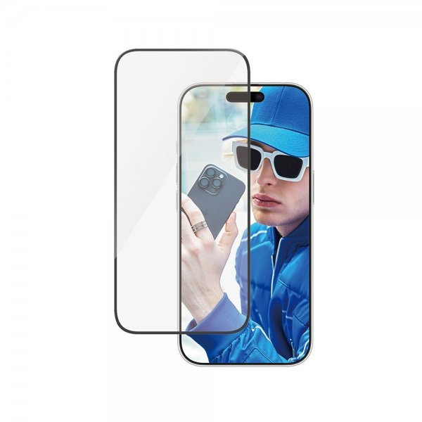 PanzerGlass iPhone 16 Pro Skärmskydd Ultra-Wide Fit EasyAligner