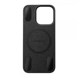 Nomad iPhone 16 Pro Skin Magnetic Leather Back Svart
