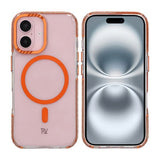Rvelon iPhone 16 Skal TPU MagSafe Orange