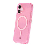 Rvelon iPhone 16 Skal Glitter MagSafe Rosa