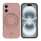 Rvelon iPhone 16 Skal Roterbart MagSafe Stativ Brun