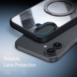Dux Ducis iPhone 16 Skal Aimo Series MagSafe Kickstand Svart