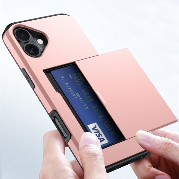 iPhone 16 Skal Card Slide Grå