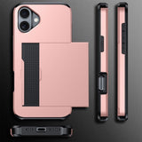 iPhone 16 Skal Card Slide Svart
