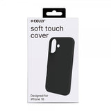 Celly iPhone 16 Skal CROMO Svart