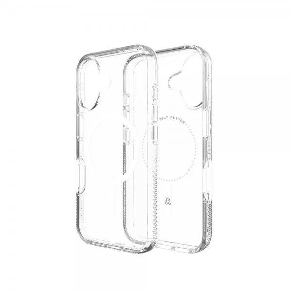 ZAGG iPhone 16 Skal Crystal Palace Snap Transparent