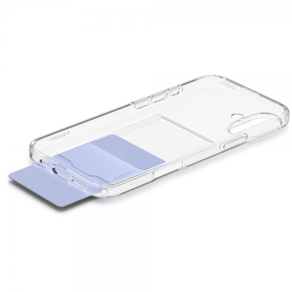 Spigen iPhone 16 Skal Crystal Slot Crystal Clear