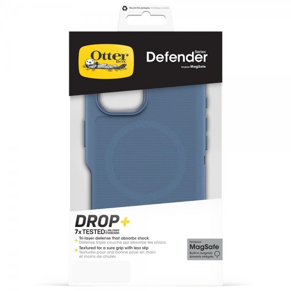 Otterbox iPhone 16 Skal Defender MagSafe Baby Blue Jeans