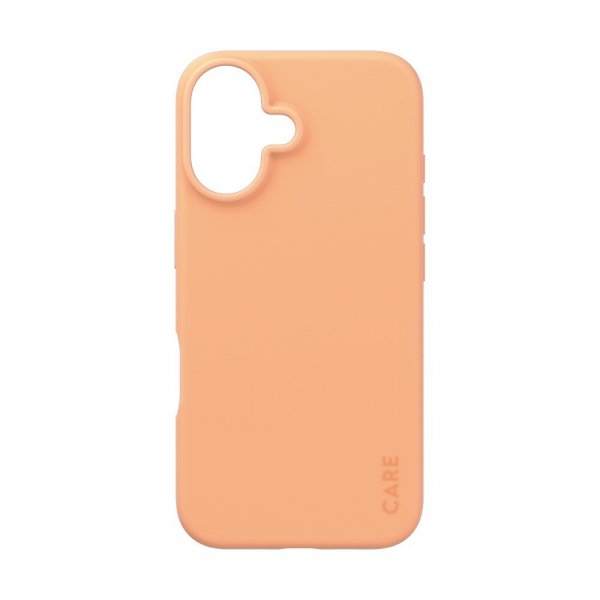 CARE by PanzerGlass iPhone 16 Skal Fashionable Peachy