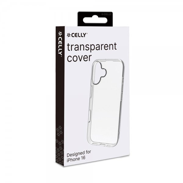 Celly iPhone 16 Skal GELSKIN Transparent