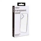 Celly iPhone 16 Skal GELSKIN Transparent