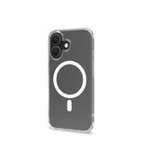 Celly iPhone 16 Skal GELSKINMAG MagSafe Transparent Vit