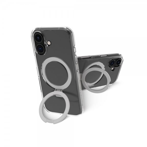dbramante1928 iPhone 16 Skal Iceland Ultra D3O MagSafe Kickstand Transparent
