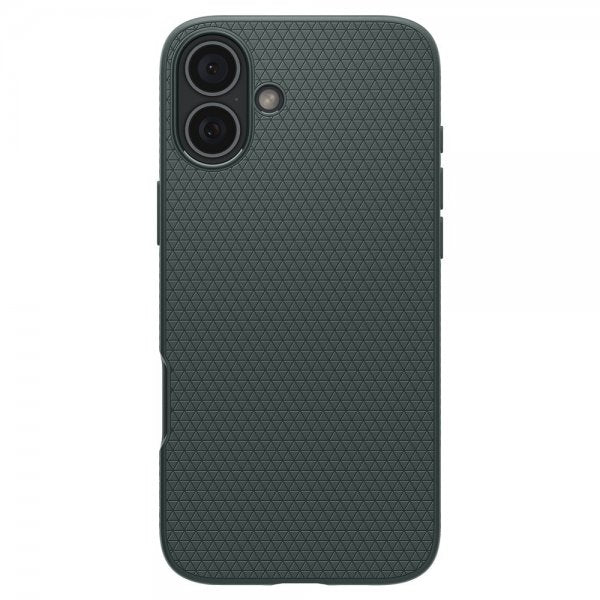 Spigen iPhone 16 Skal Liquid Air Abyss Green